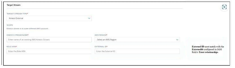 This page showing the field for external ID