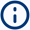 icon of a dark blue I in a circle.