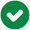 icon of a white check mark in a green circle.