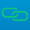 Icon of a connected chain link turned green.