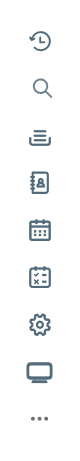 A menu with icons for Contact History, Search, Queue, Directory, Schedule, WEM, Settings, and More.