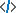 The Comment icon, an open angle bracket and a closed angle bracket with a blue forward slash in between them.  