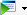 An icon of a window with a green right-facing triangle. On the right side of the icon is a down-facing black triangle that opens a drop-down menu. 