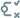 A circle with two horizontal lines attached to it. One has a check mark and the other has an X next to it. 