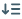 Icon of three stacked horizontal lines next to a down arrow.