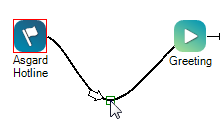 Image showing a pivot point and bent connector.