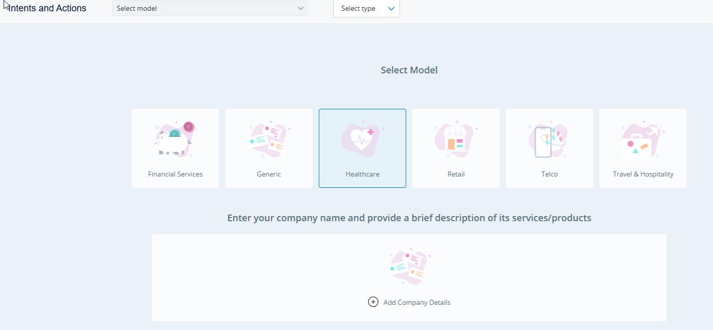Image showing Add Company Details button