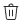 icon of a trash can.