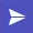 Icon of a paper airplane.