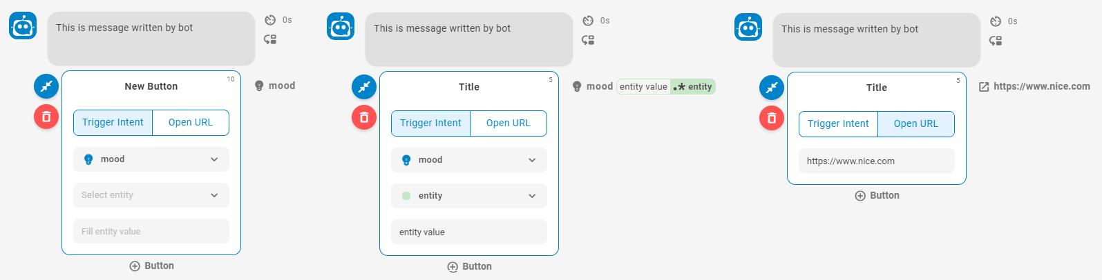 the output of the sendButtons method example