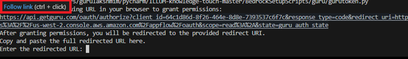 A script message with the constructed URL