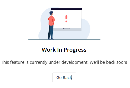 The message you see if your digital content hasn't been migrated to quick respones yet. 