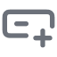 A rectangle with a plus and a minus sign.