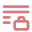 Four horizontal lines with a suitcase,