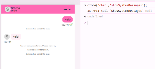 Systemmeldungen anzeigen