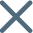 Icono de una X gris.