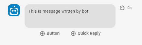 the output of the sendMessage method example