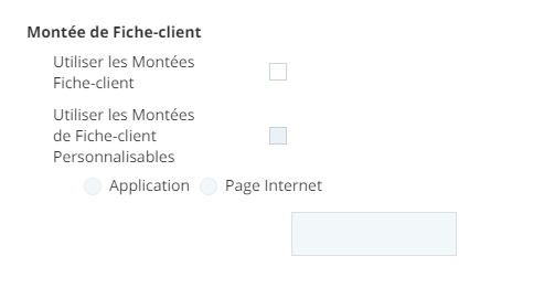 Capture d’écran de la section de configuration de la Fenêtre contextuelle de la page des Compétences.