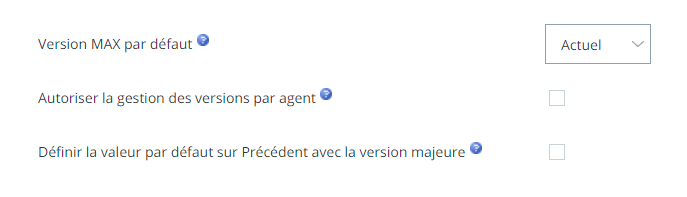 La section MAX de l'onglet Détails de la section Unités d'exploitation dans ACD.