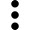 L'icône des trois points empilés sur le côté droit de l'authentificateur de connexion.