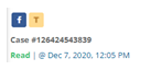 Um exemplo de guia para um caso aberto.
