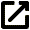 Ícone de uma caixa com uma seta apontando para o canto superior direito.
