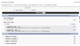 Salesforce 中的软件电话布局编辑屏幕。