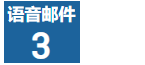 消息通知中心中显示您拥有的邮件总数的部分。